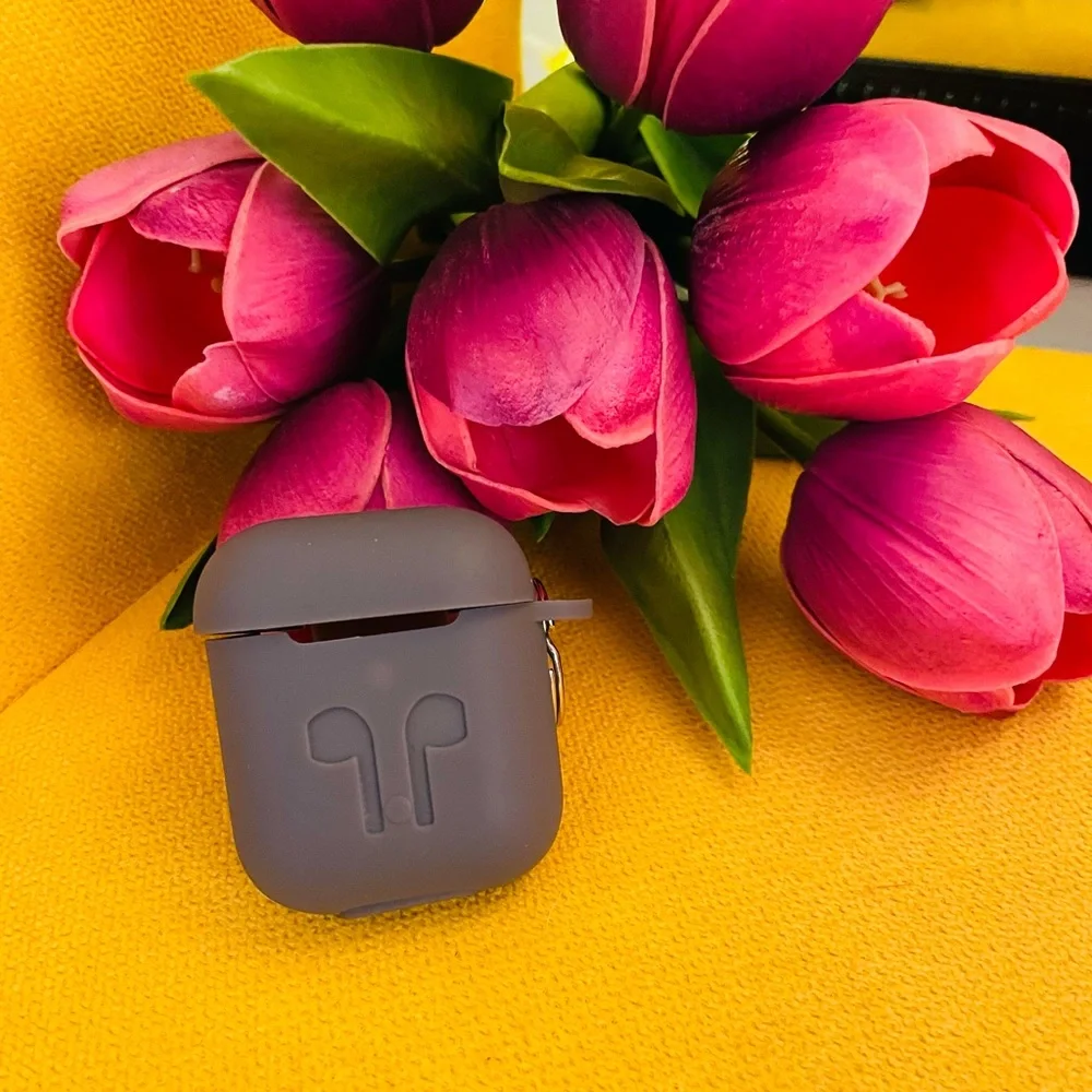 AirPods Apple Grey Silicone Case Cover